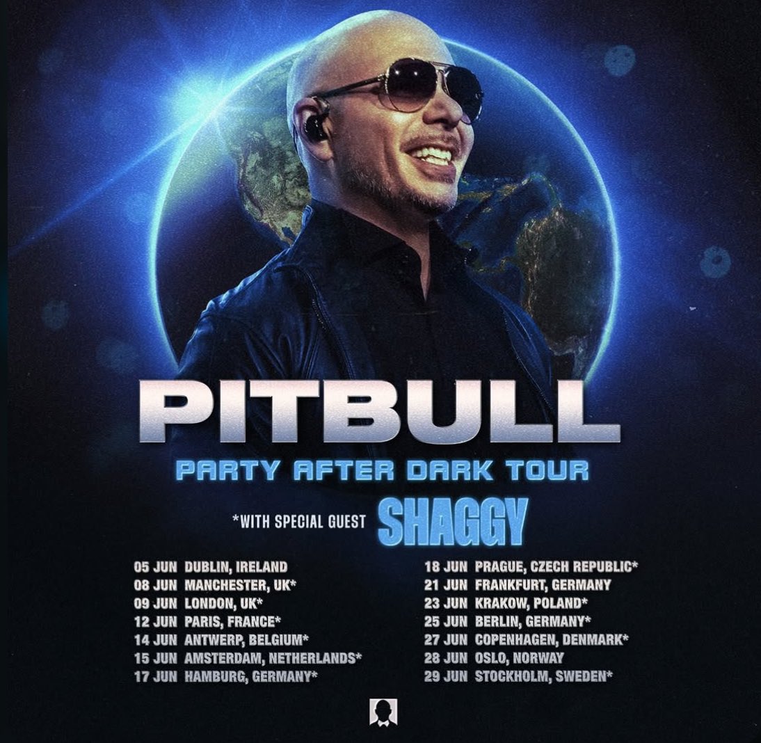 thepolandnews_'s tweet image. 23 czerwca 2025 roku w Tauron Arenie w Krakowie w ramach trasy koncertowej Party After Dark wystąpi Pitbull.