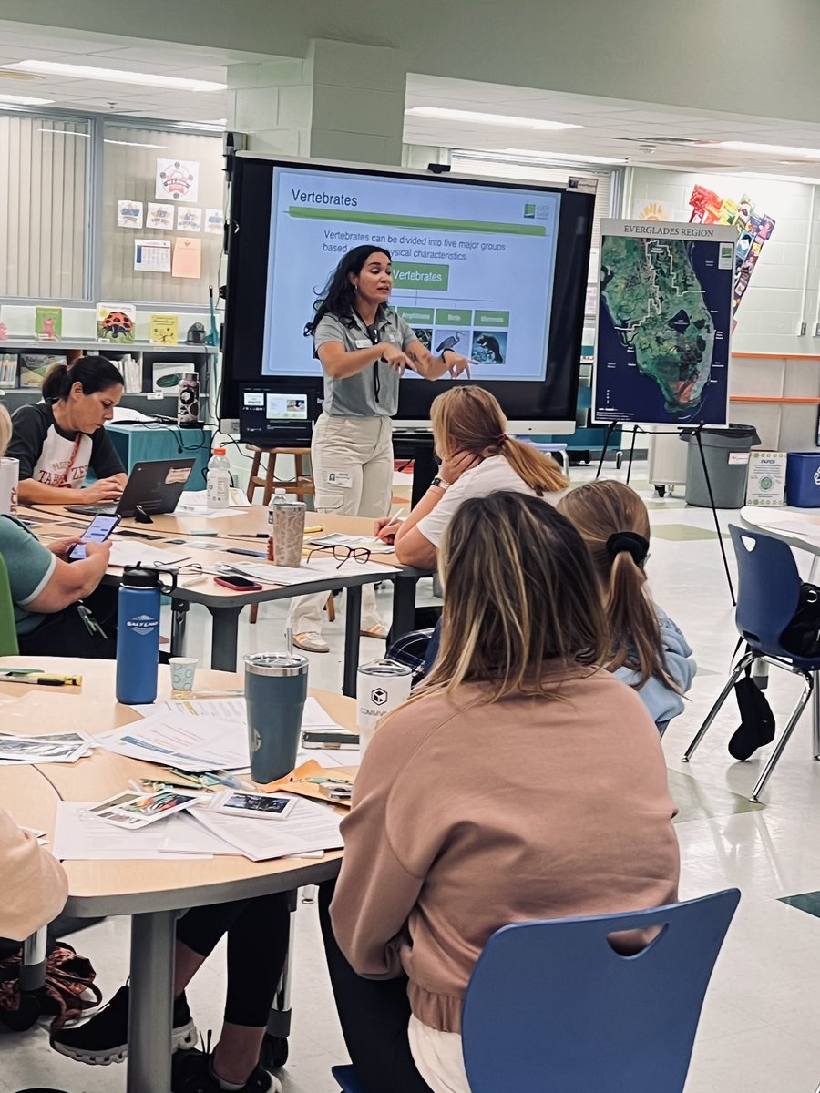 LaCristaParker's tweet image. Professional Planning Day @sunset_coral included professional learning for the staff with Everglades Literacy. #FloridaEverglades #Informative #Interactive @pbcsd @GarvinShaw @CoralSunsetAP @InstSupSteiger @RachelCapitano @PreTSophistiK8d