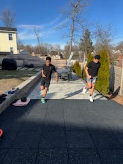 gmaxfqb's tweet photo. no official off season work yesterday for @WakeWarriorsFB so @AID3NDAVIS14 and i got together with coach reig to do some strength and speed work thanks for coming out aiden 2025 season loading https://t.co/cIp3mOSHo7