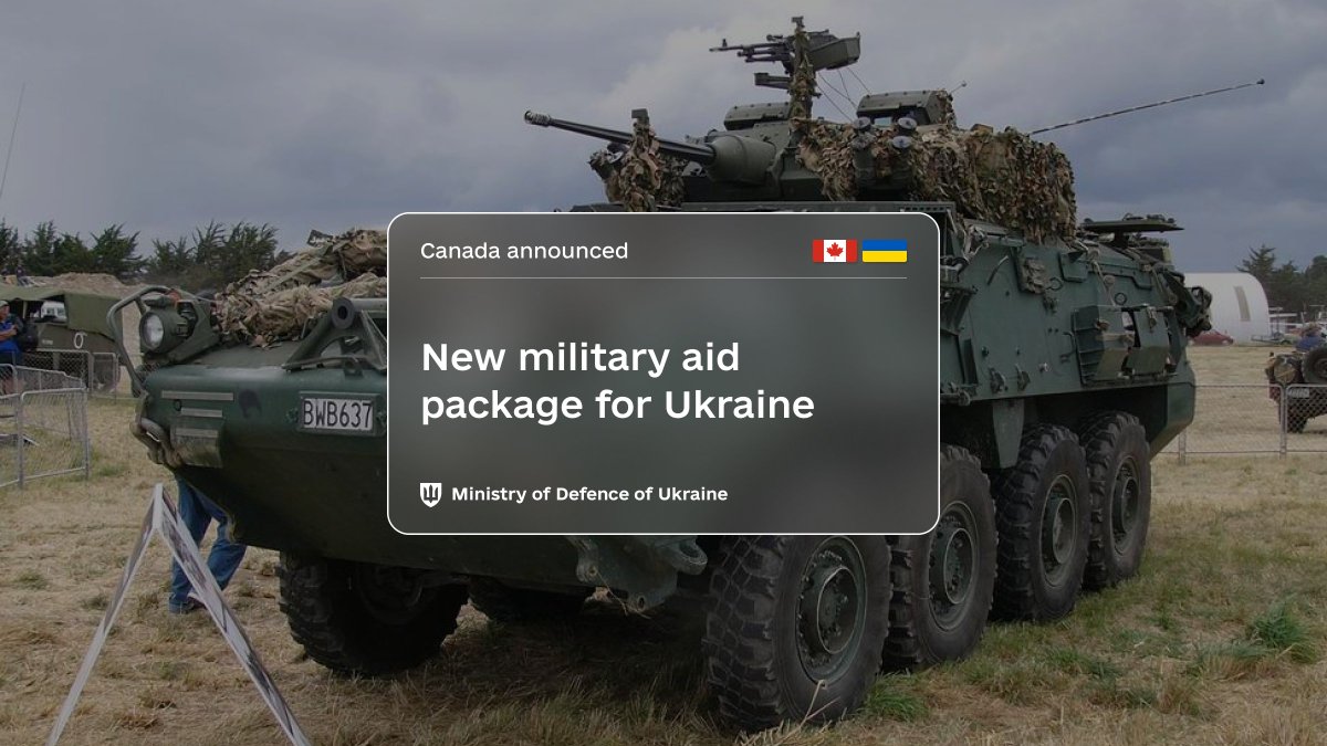 DefenceU's tweet photo. We are grateful to our Canadian friends for their new package of military support.

The package includes 25 LAV III infantry fighting vehicles, 2 🇨🇦-made armored combat support vehicles, 4 F-16 flight simulators, millions of additional rounds of ammunition, protective equipment, and first aid kits.

Thank you for standing by our side in the fight for a just and lasting peace.
🇺🇦��🇨🇦
@NationalDefence