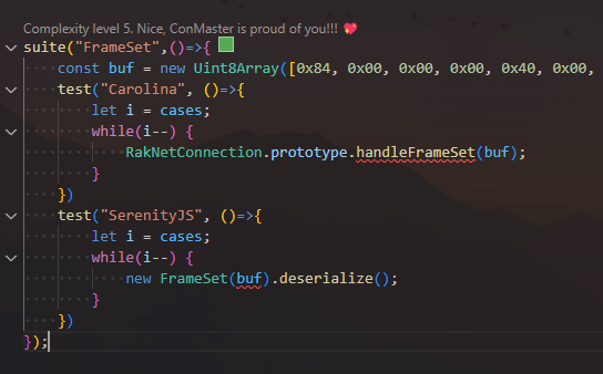 ConMaster2112's tweet photo. Carolina RakNet - RakNet Online Datagram Deserialization

Comparison with "SerenityJS/RakNet" https://t.co/Sz8brqvyeE