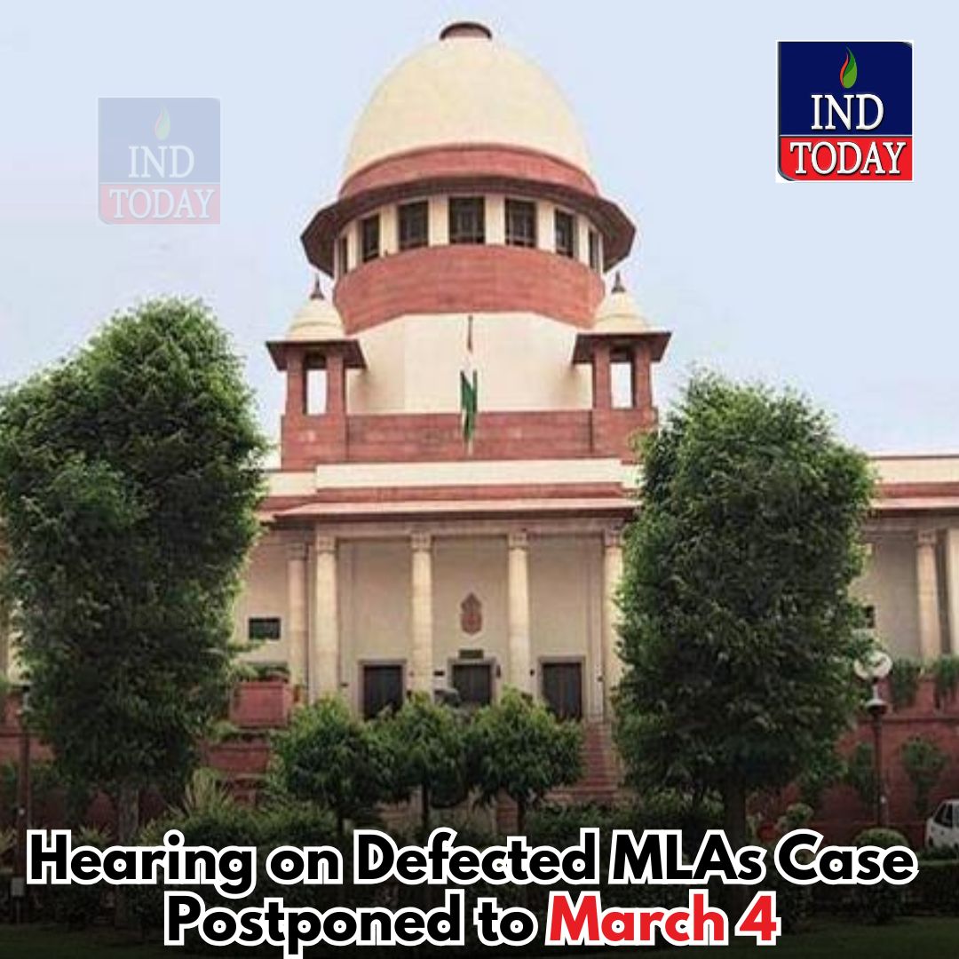 ind2day's tweet image. The Supreme Court has adjourned the hearing on the case of MLAs who defected from their party to March 4. The postponement came after Speaker&apos;s lawyer Mukul Rohatgi was absent from today&apos;s proceedings.
#indtoday #MLADefection #SupremeCourt #PoliticalUpdates #IndiaPolitics