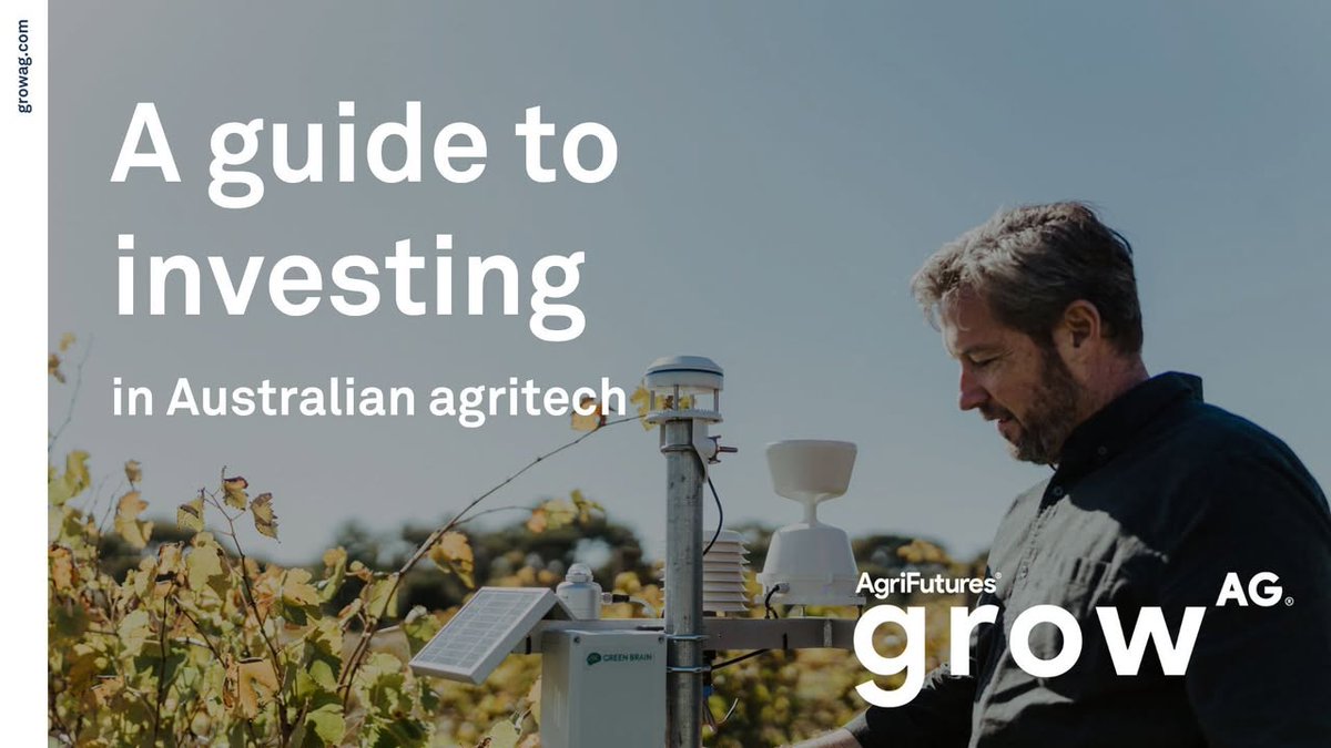Just launched: a guide to investing in Australian agritech 🚀 

Keen to learn more, download the guide today 👉 bit.ly/4igIjrD

Thank you to Beanstalk AgTech for their assistance in bringing this together.