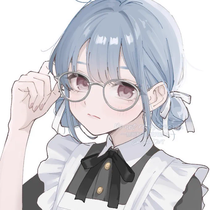 オリキャラのメガネバージョンが見たいとの声があったので描きました #イラスト