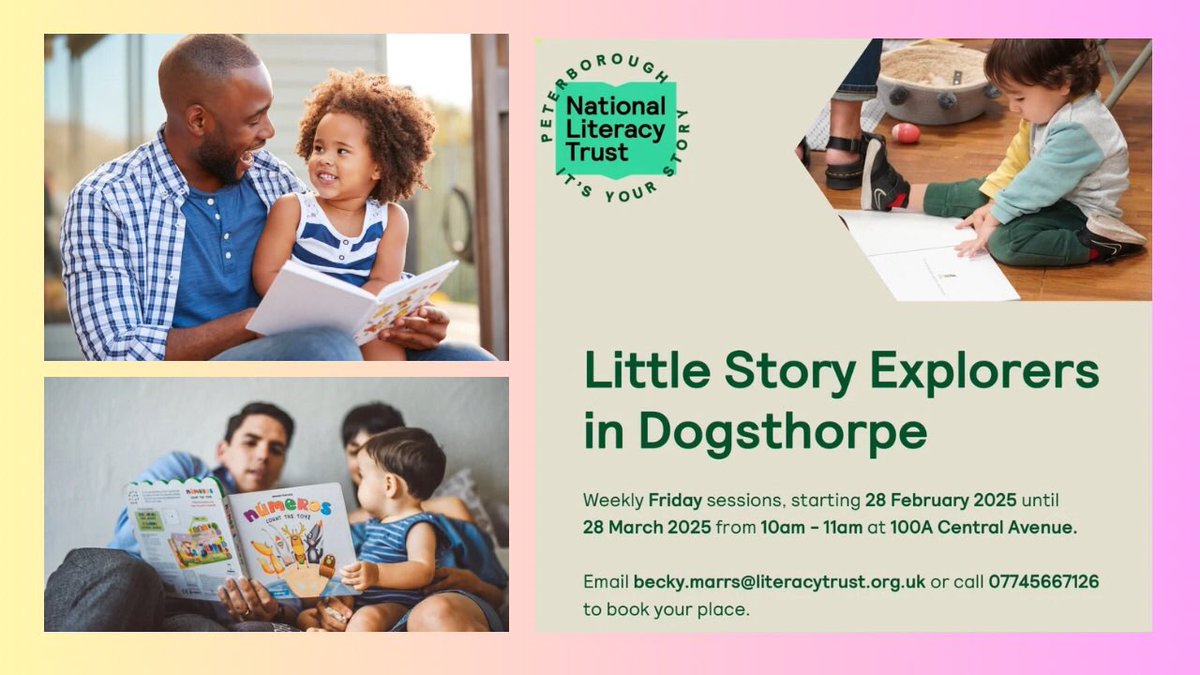 Dogsthorpe_Edu's tweet image. Don’t forget that a new weekly #dogsthorpe family group begins this Friday morning in Central Avenue, Dogsthorpe, #Peterborough. 

See the poster (attached) to book you and your child’s place. @HamptonAcademiesTrust #peterboroughuk #schools