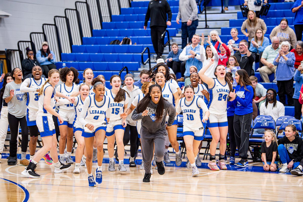 LHSAthletics615's tweet photo. Your @District7AAAA Champions….
@LHSDevilettes 
Thank you to everyone who came out and supported our girls tonight, the work isn’t done yet‼️ https://t.co/js89ASq7kC
