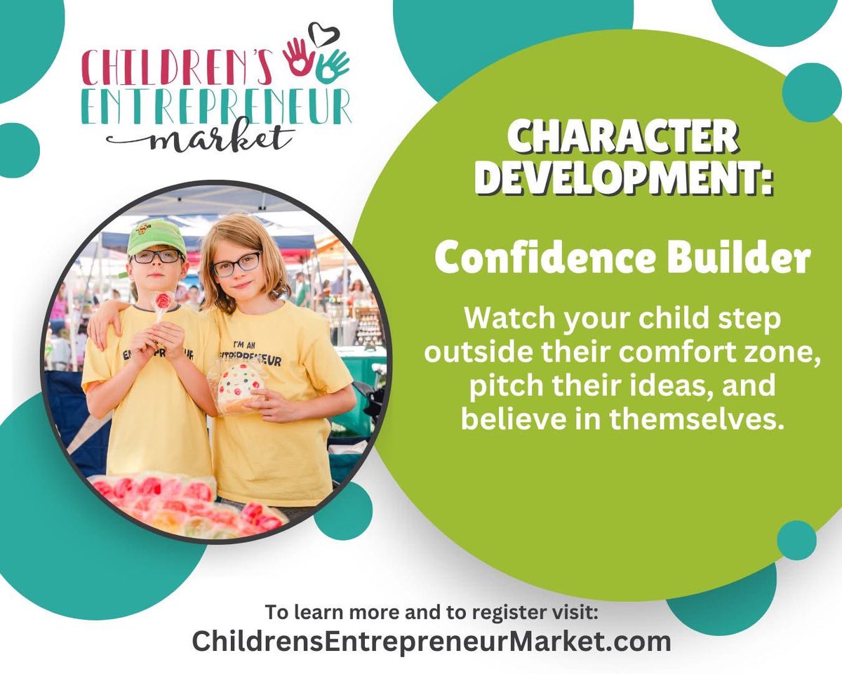 CyFairHomeShow's tweet photo. New! 

🌿 The Cy-Fair Home and Outdoor Living Show Sunday, March 23 ⌛️11:00am-4:00pm ONLY! 

More than just business—Children’s Entrepreneur Market builds confidence, resilience, and responsibility in young entrepreneurs!

Buy from our young business leaders at the show! https://t.co/eSZfzGdVrF