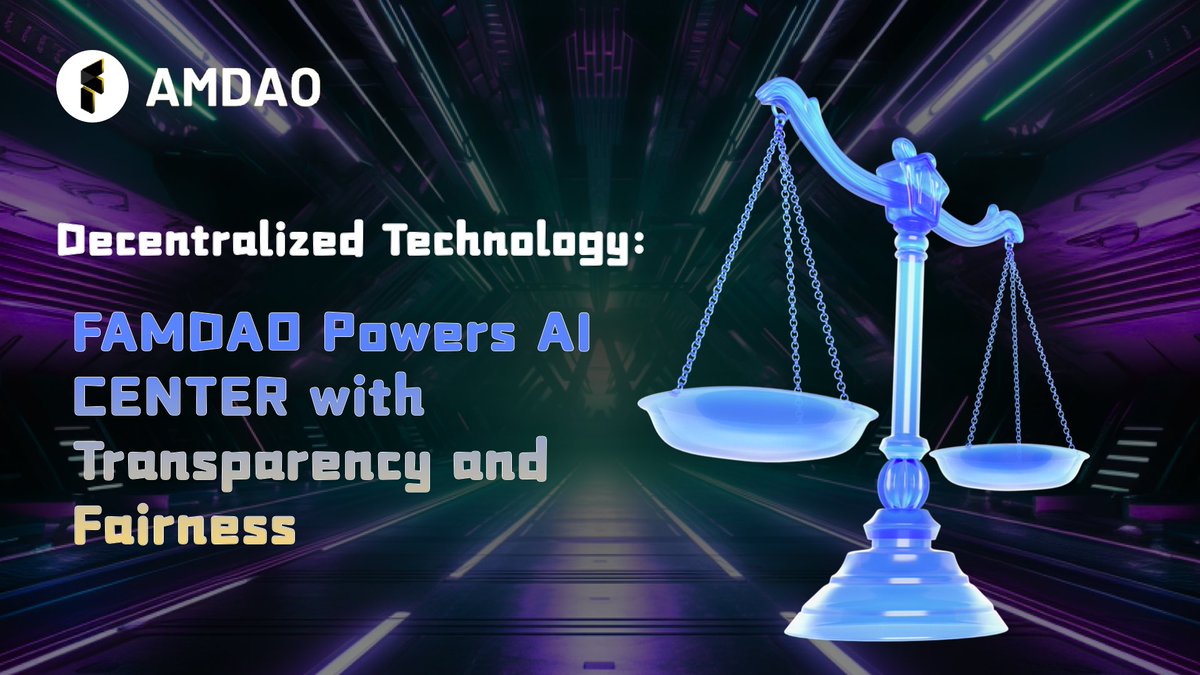 🌍 📡 Decentralized Tech: 
FAMDAO Empowers AI CENTER’s Transparency &amp; Fairness

AI CENTER is built on FAMDAO’s decentralized principles, ensuring full transparency, fairness, and traceability via blockchain. Every power contribution and reward on the platform can be verified