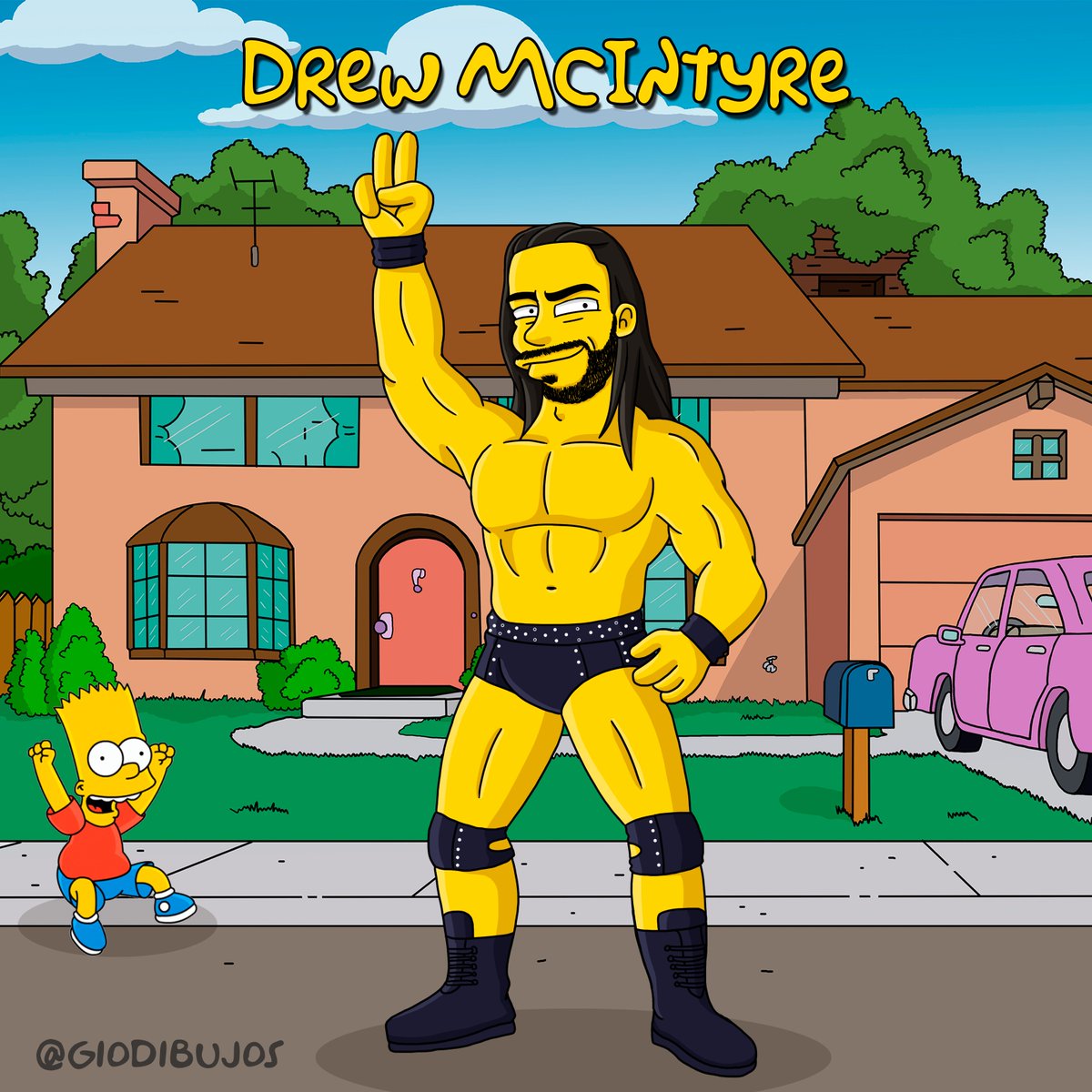 giodibujos's tweet photo. A gift for @DMcIntyreWWE 

Fan Art - style the simpsons

#wrestling #WWEChamber #wwesmackdown #WWE https://t.co/to9ze5Kkqv