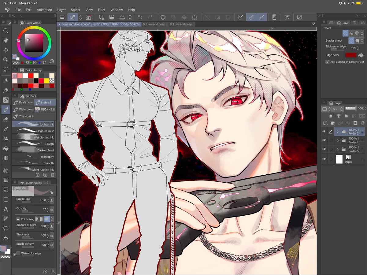 ❤️🖤 #sylus #loveanddeepspace #恋与深空 #秦彻