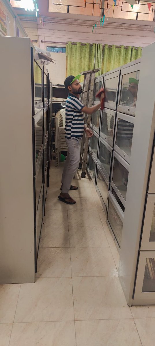 FciBhopal's tweet photo. भा.खा.नि., क्षे. का., भोपाल में स्वच्छता पखवाड़ा-2025 के अंतर्गत "special cleaning of record room/water tanks/water coolers/QC Lab" इत्यादि activity का क्रियान्वयन दिनांक 24-02-25 को किया गया|
#SwachhataPakhwada2025 #CleanIndia #FCIForCleanliness #FCI #Cleanliness #SwachhBharat https://t.co/drg6IS3QLm