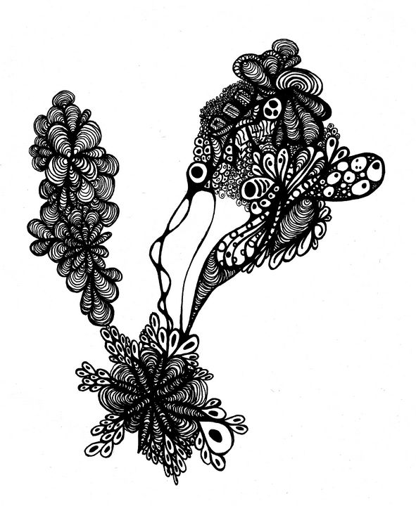 ThomasHordeMedi's tweet photo. Art of the Day: "Black &amp; White Doodle". Buy at: https://t.co/Tw667mtDHy https://t.co/2PiTFQyzmd