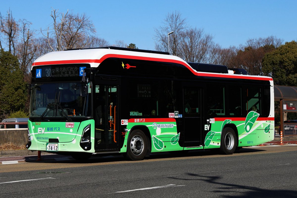 2025/2/25 名鉄バス 7412(名古屋中央) ZAC-LV828L1 名古屋230 あ7412