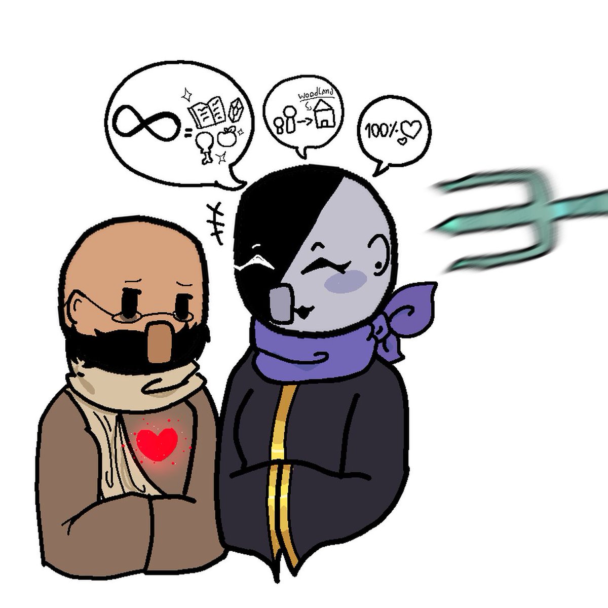 Billthecat321's tweet photo. First oc of villager night au

Ulric! @NikiPacifist

(More art in tumblr) https://t.co/FwBP7FQpc6