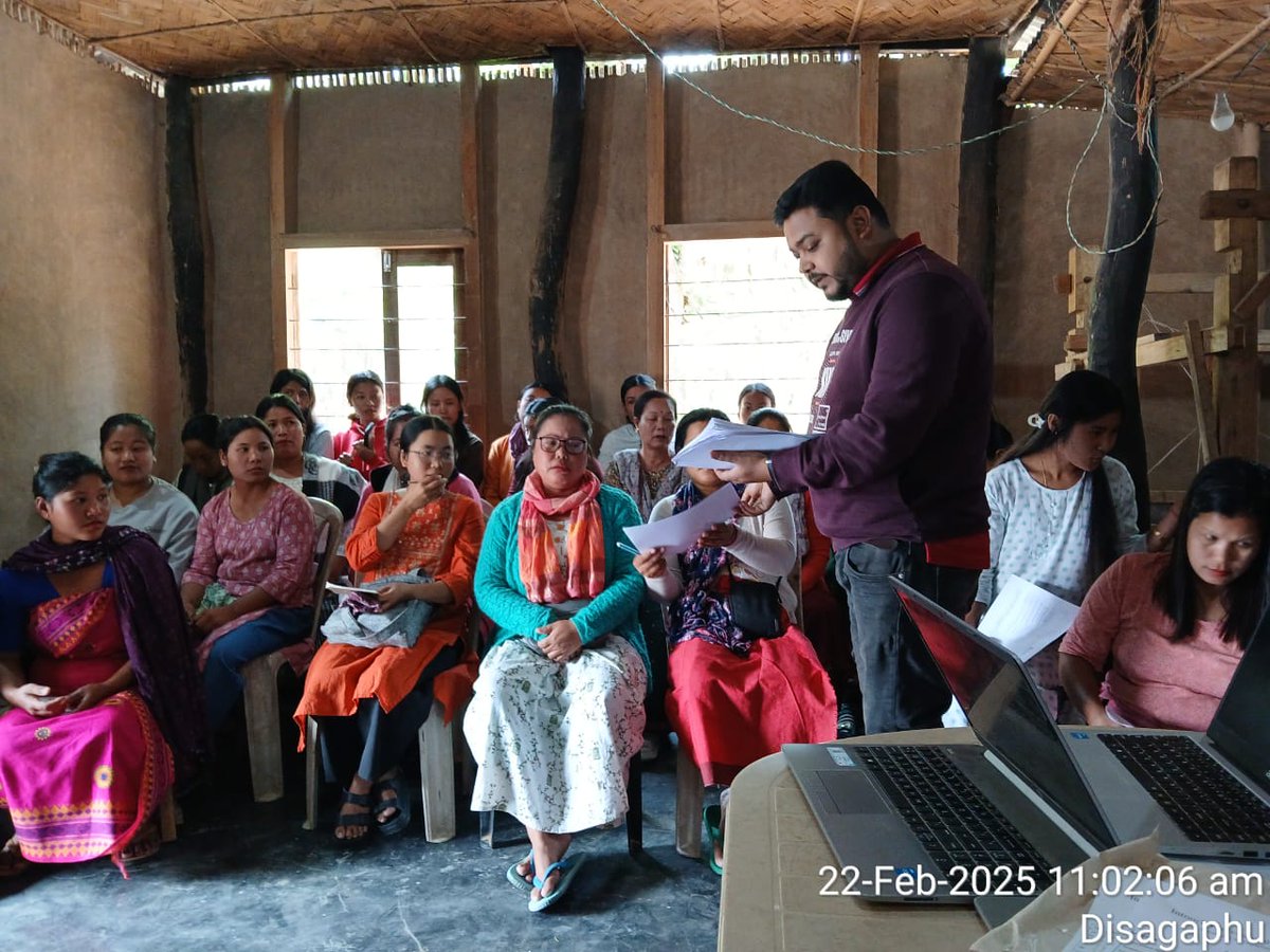 IntouchService1's tweet image. Assessment under Scheme
NON-PMKVY Digital India Corporation at location :#247 Ward 13 Dhansaripar,DIMAPUR, NAGALAND, Date:22-02-2025, Batch#3127489 TP:HEIRLOOM NAGA Assessor:Mrinal Jyoti Saikia(AR26936)
@TextileSSC
@NSDCIndia
@PMOIndia
@MoRD_GoI
@IMgnrega
@_DigitalIndia