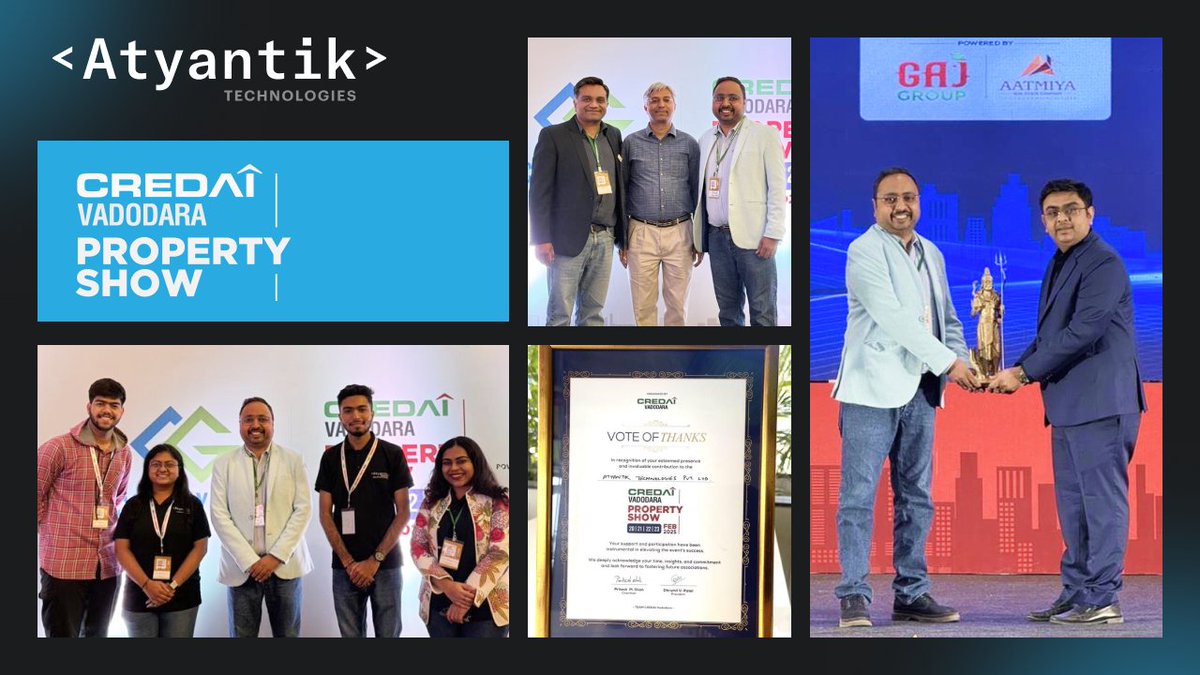 Had an amazing experience at the CREDAI Vadodara Property Show! Built a seamless solution with Propvitti for smooth registrations, secure data, offline sync &amp; lead management. Thanks for the support!