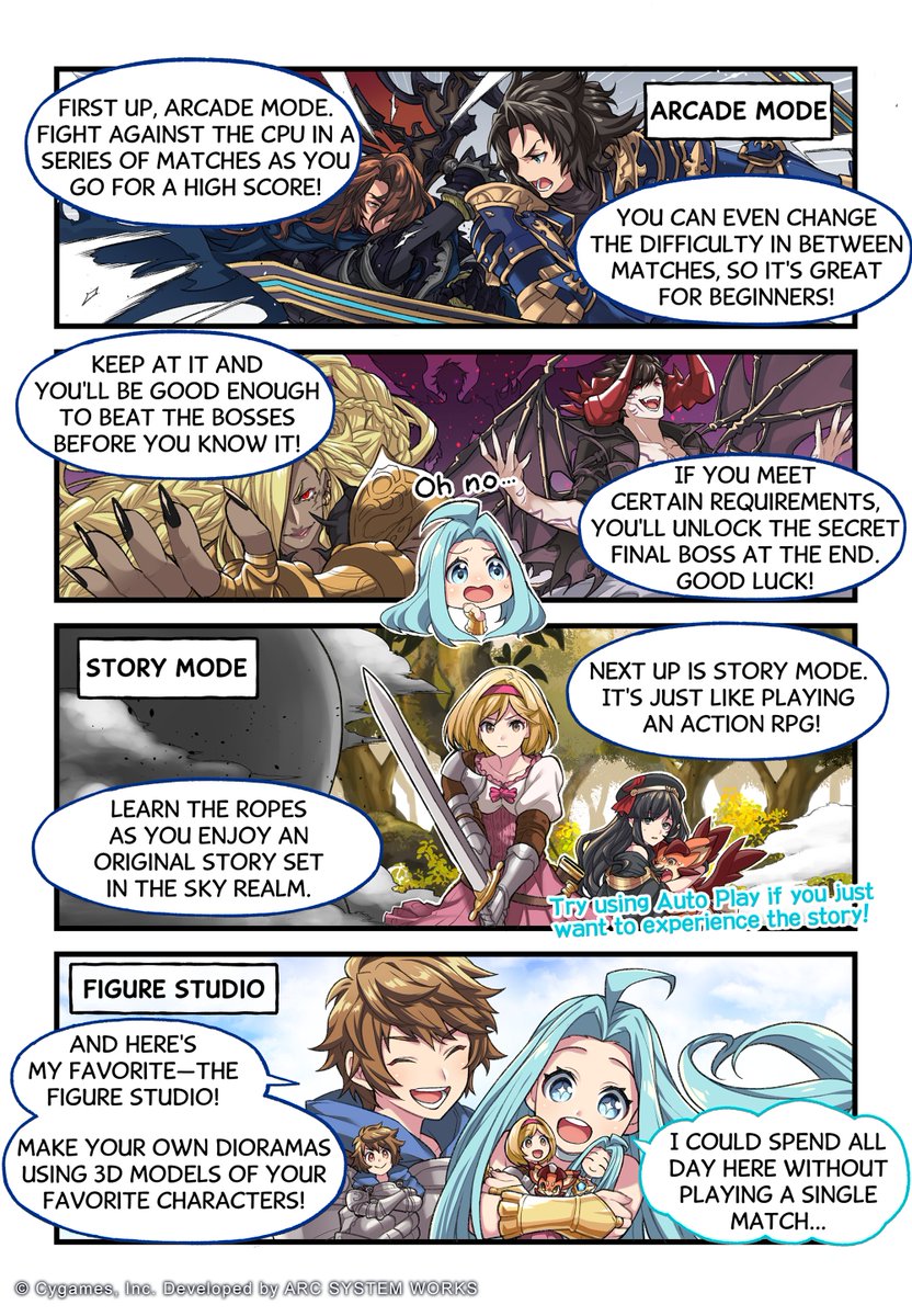📖 Rise to Glory! #2: Single-Player Content Roundup 

(Reposted due to an error in the original post.)

🔍️ More Comics:
rising.granbluefantasy.jp/en/comic/

#GBVSR #RiseToGlory