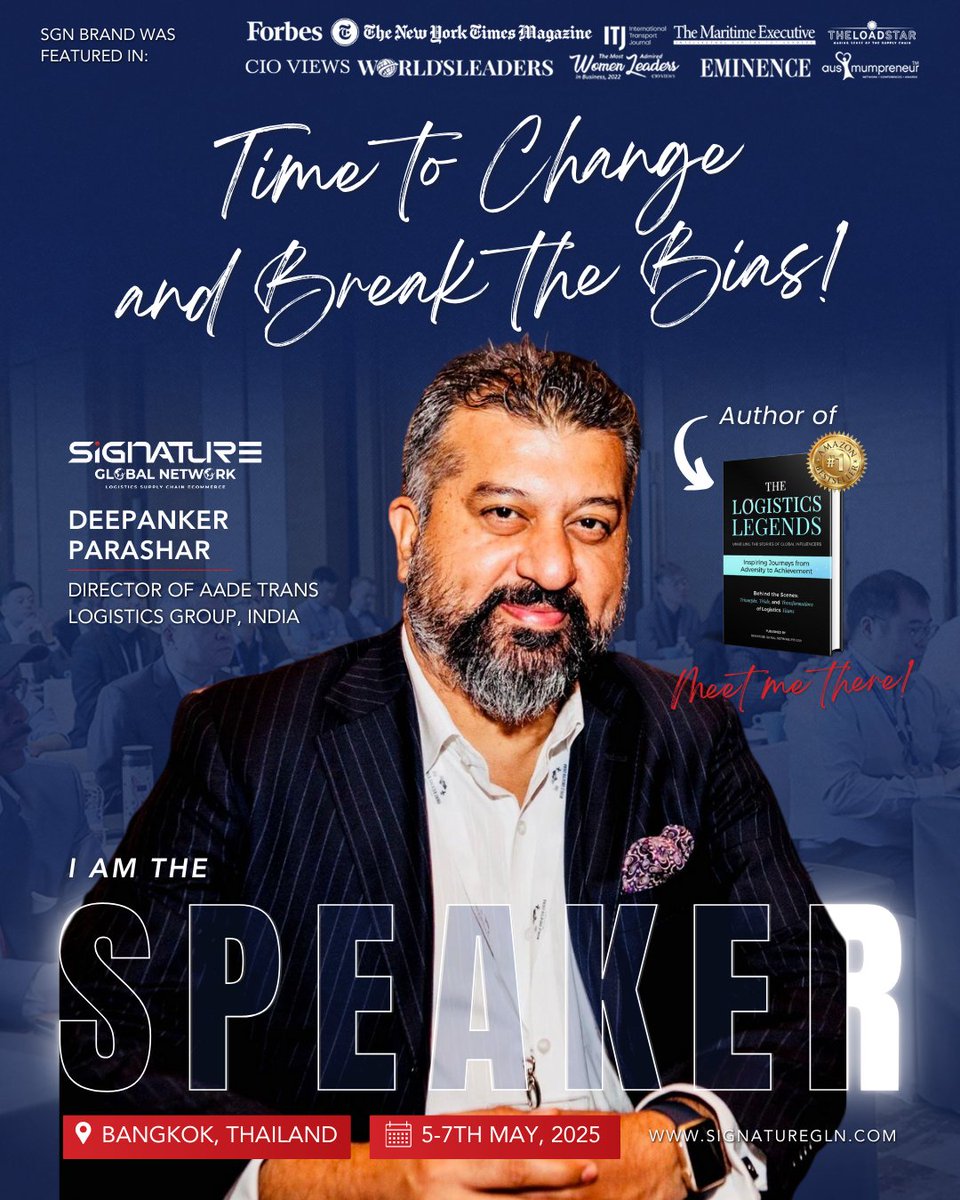 Signaturegln's tweet photo. Big moves in logistics don’t happen alone. The right insights &amp; partnerships make all the difference.

That’s why we can’t wait to hear from Deepanker Parashar at our 
upcoming SGN event. Check the Connect box for more information.👇

#Logistics #SupplyChain #Networking https://t.co/6trc4V16Bq