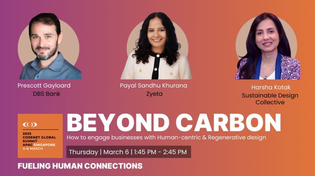 Minimizing harm isn’t enough—it's time to regenerate! 🌱 Join Zyeta at #CNG25SINGAPORE on Mar 6 for a panel on human-centric &amp; regenerative design. 🔗 lnkd.in/gppBC4dT #BeyondCarbon