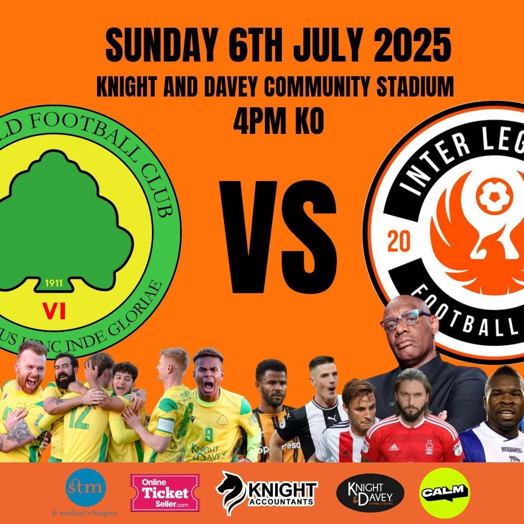 Knight Accountants (@knightaccount) on Twitter photo Sponsorship news โฌ๏ธ
<a href="/WestfieldFC9/">Westfield Football Club</a> ๐ <a href="/interlegendsfc/">Inter Legends FC</a>
We are pleased to announce our Match Sponsorship of this historic game.
Weโll also be raising funds for chosen charities <a href="/STMHospice/">St Michael's Hospice (Hastings and Rother)</a> and Campaign Against Living Miserably.
Ticket link below ๐๏ธ
wfc.onlineticketseller.com/events/104963 Sponsorship news โฌ๏ธ
<a href="/WestfieldFC9/">Westfield Football Club</a> ๐ <a href="/interlegendsfc/">Inter Legends FC</a>
We are pleased to announce our Match Sponsorship of this historic game.
Weโll also be raising funds for chosen charities <a href="/STMHospice/">St Michael's Hospice (Hastings and Rother)</a> and Campaign Against Living Miserably.
Ticket link below ๐๏ธ
wfc.onlineticketseller.com/events/104963