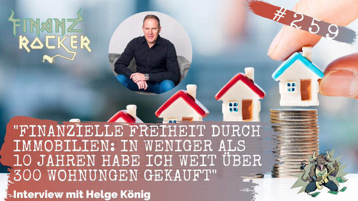 In der neuen Episode des Finanzrocker-Podcasts erzählt Helge König über seine beeindruckende Reise in die Welt der Immobilieninvestments und wie er finanzielle Freiheit erlangt hat: finanzrocker.net/immobilien-int…