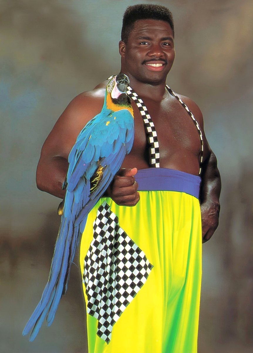 📷 WWF studio shot - Koko B. Ware with Frankie! 📸 Photo from 1992