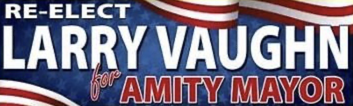 I’m pleased to announce my candidacy for re-election to serve as your mayor. My promises to you:

Beaches Open!
Economy &gt; Ecology
Keeping us off welfare all winter
No half-assed autopsies on a fish
Drain the swamp: firing Brody 

#makeamitygreatagain