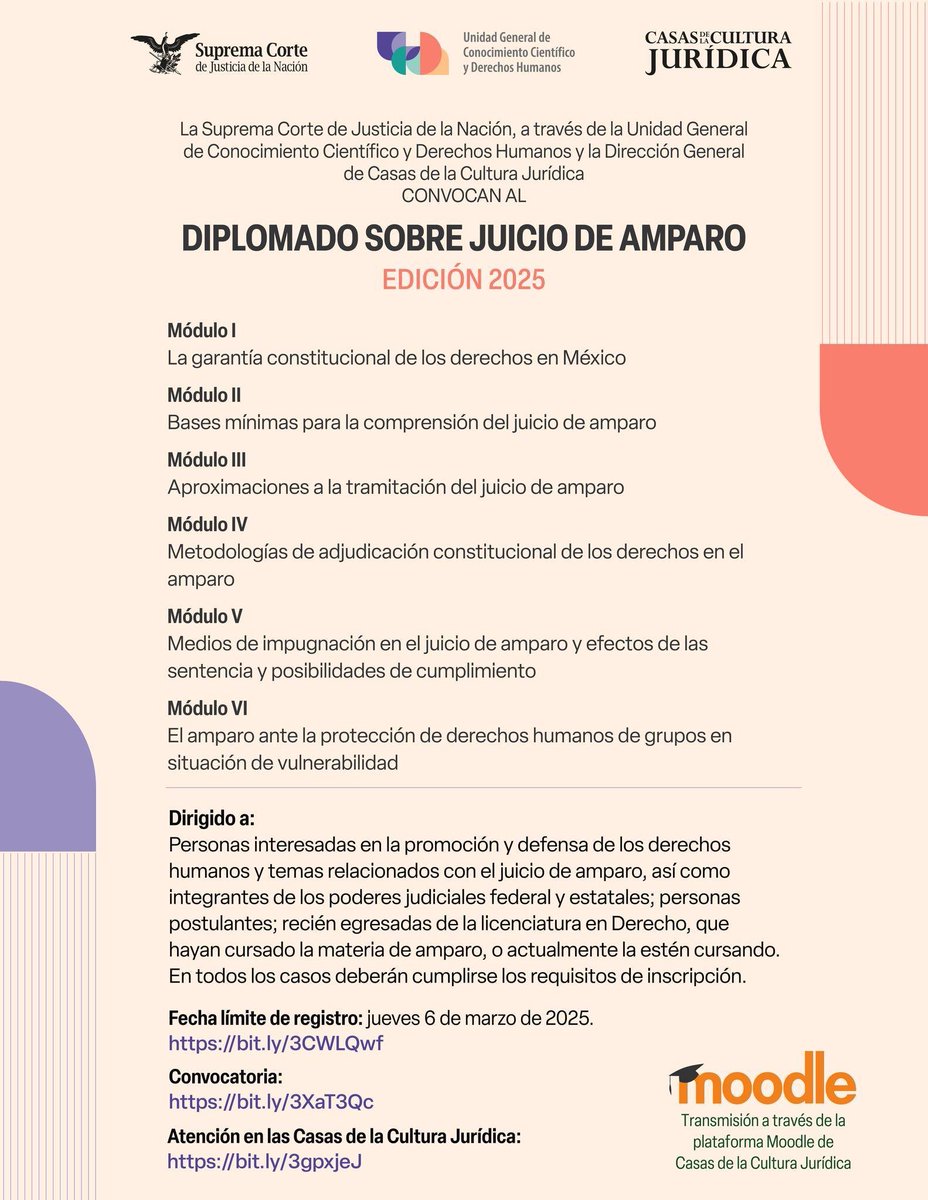 Diplomado sobre juicio de amparo!

sitios.scjn.gob.mx/casascultura/e…
