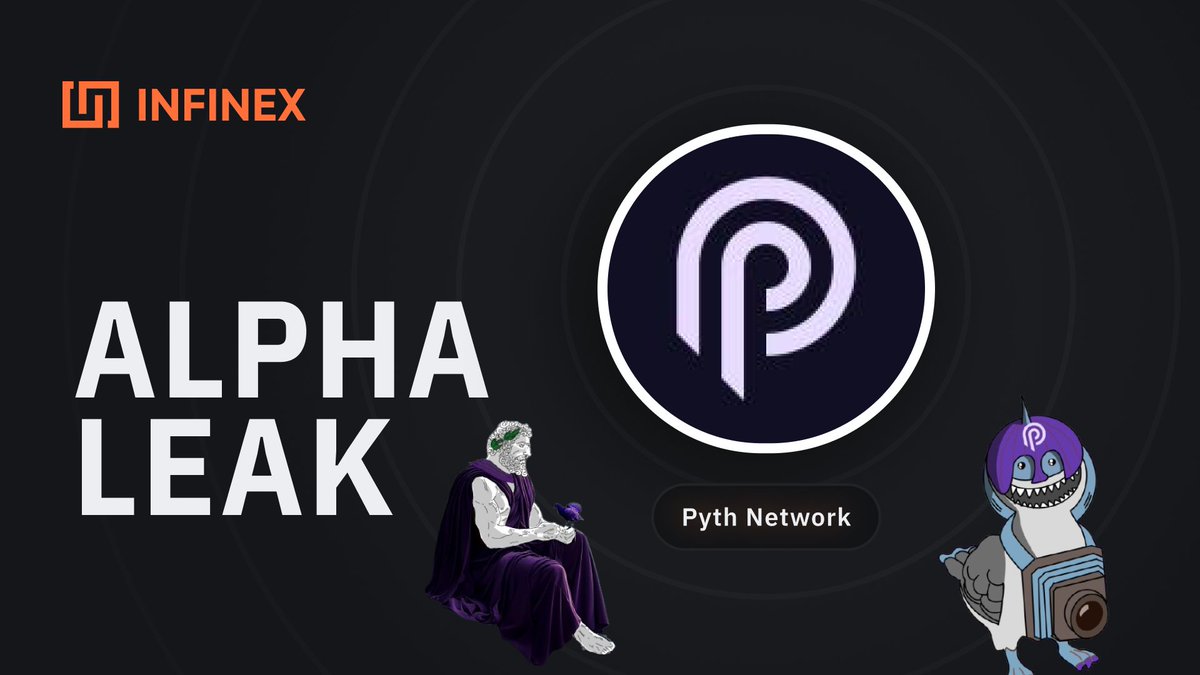 infinex's tweet photo. 🚨 Alpha Leak 🚨

Don't look at the charts look at me

This week we welcome @CHOPPAtheSHARK from @PythNetwork one of our first partners, Entropy powers Bullrun randomness 🐂 🏃‍♂️

We'll have a Quiz as usual, don't miss out 📝

Set a reminder below⤵ https://t.co/hKnA6yYwQ4