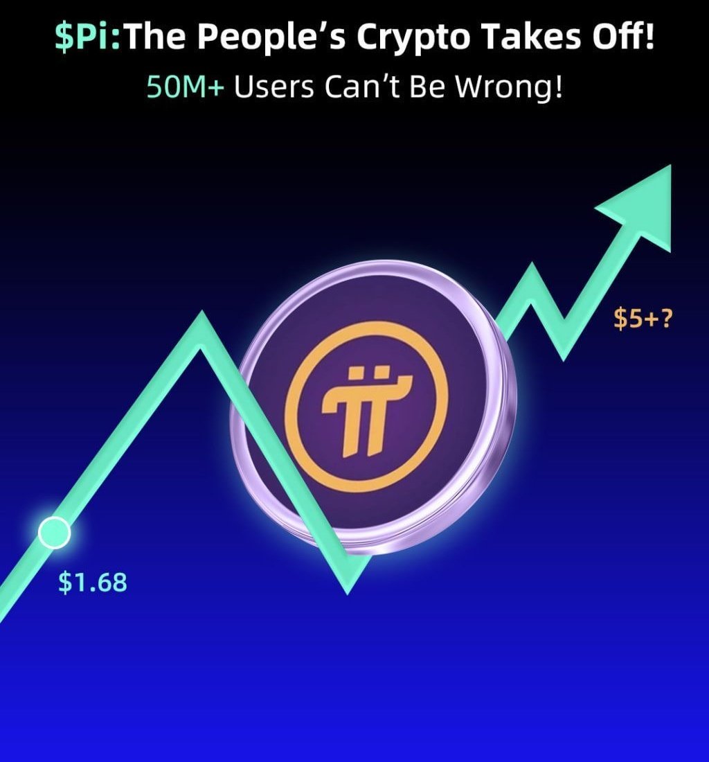 Here are reasons why $Pi is Future &amp;
$Pi is going to moon 🌙 🌝 
CoreTeam $PI

‼️‼️ Many don't realize how $PI is revolutionizing the crypto world

Here's why it's truly special crypto 

1️⃣ 60M+ Users 
With over 60 million active users, $PI boasts the largest crypto community.