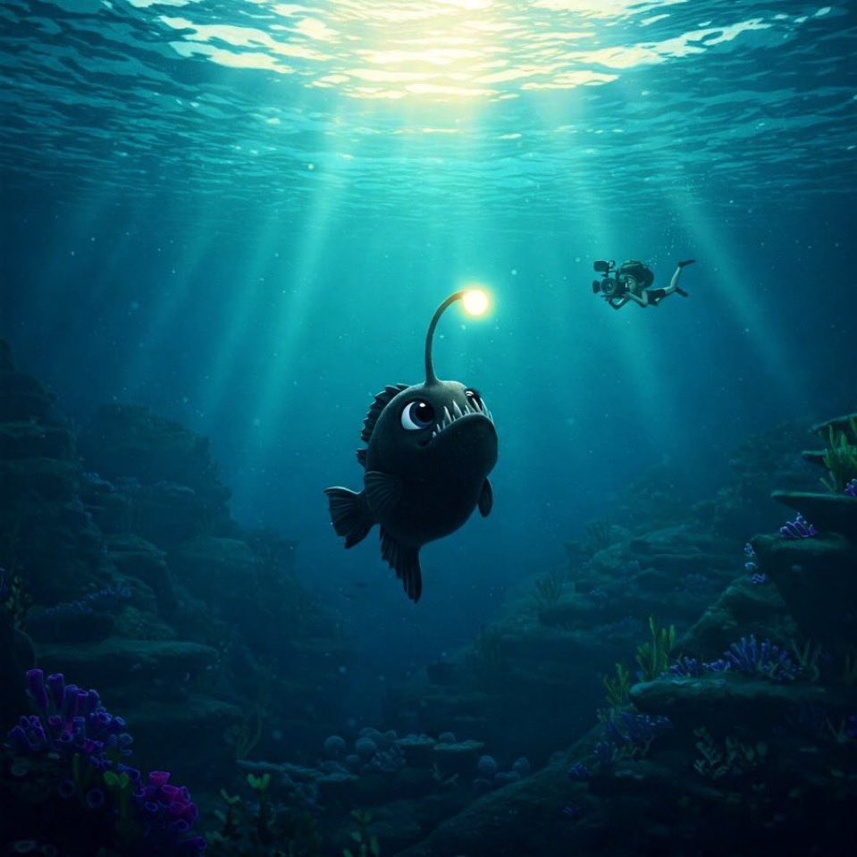 probablytails's tweet photo. if you have any basic understanding of how attention economy works i highly suggest you look into the anglerfish story that has stolen the hearts of well... everyone

its a message of hope. a light in the darkness, and a reminder to never give up 💫

DjgujfEv2u2qz7PNuS6Ct7bctnxPFihfWE2zBpKZpump