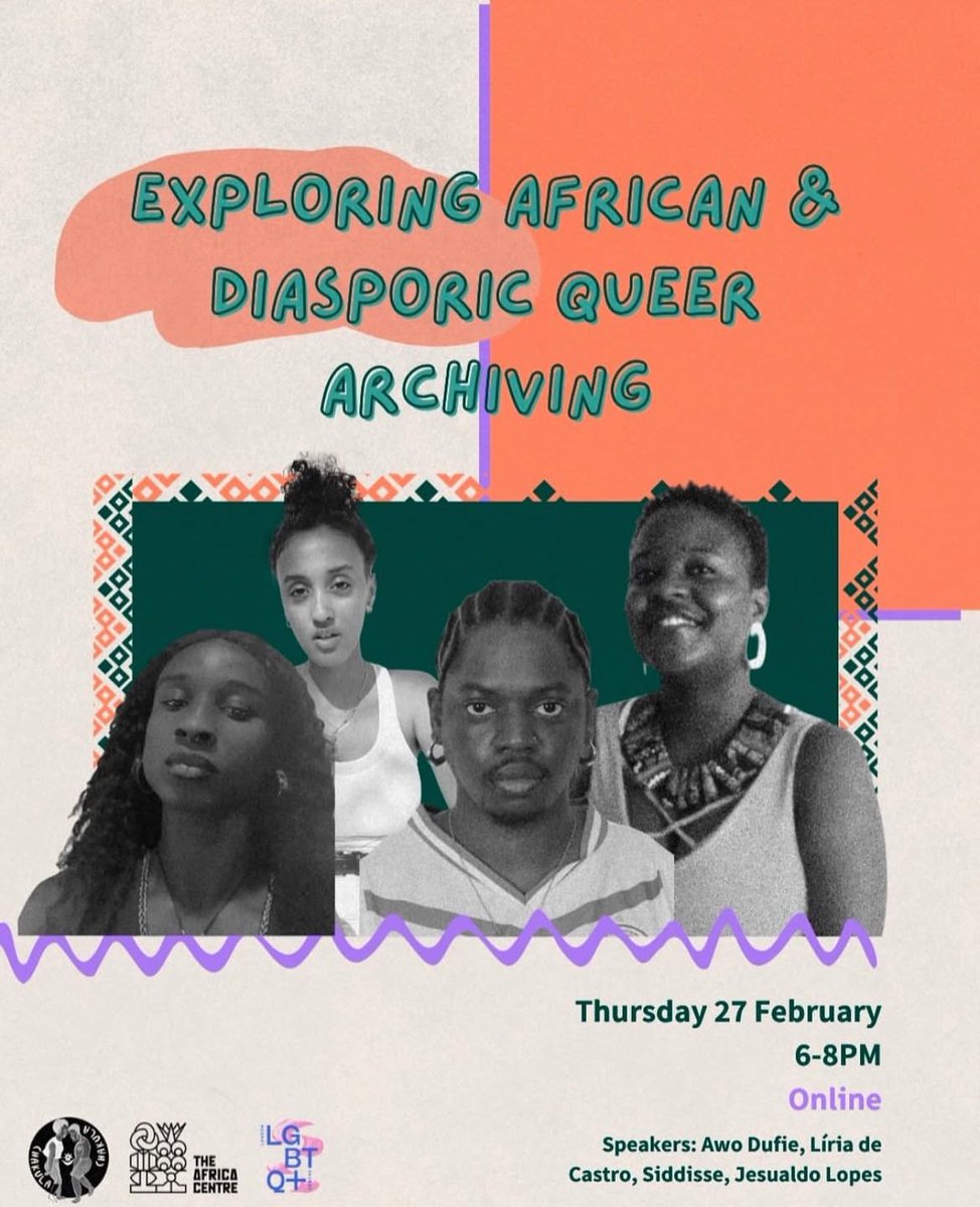 Hello friends ….
On Thursday February 27th 2025, I'll be joining the Chakula Programme for a dialogue on exploring African and diasporic queer archiving.
This event is hosted by the African centre in London and will be online on the link below if you’re interested in attending: