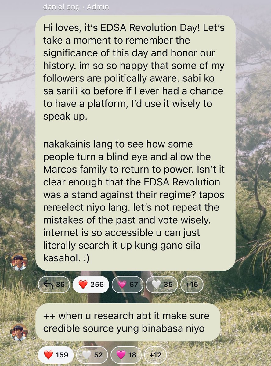 hyaselyse's tweet photo. hya raising awareness about palestine at an awards ceremony, while her best friend dein sheds light on the marcos dictatorship. BEST DUO. 👏

#HyacinthCallado | #DeinOng https://t.co/E3w27jAW1D