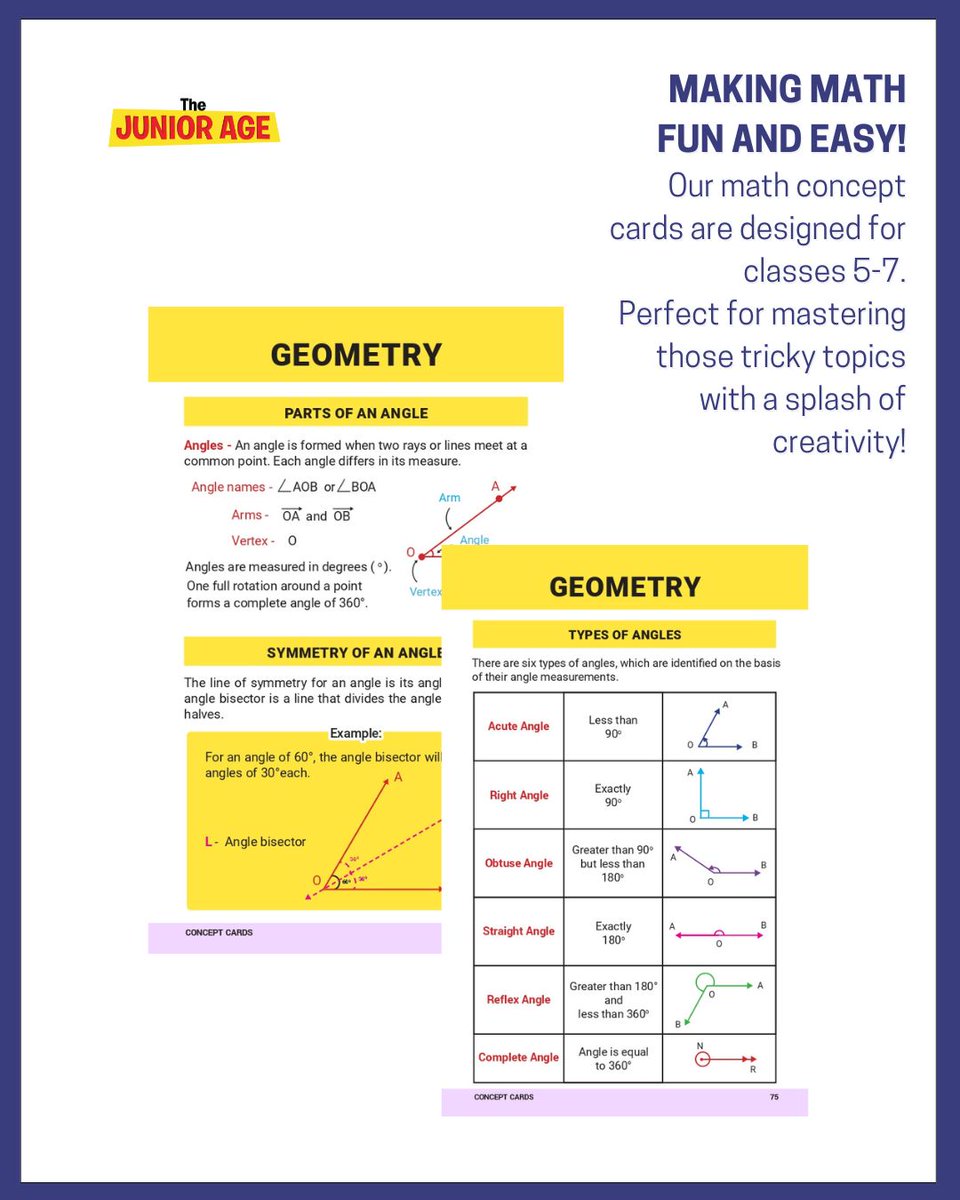 TheJuniorAge's tweet image. Calling all maths whizzes! 🧮✨ Get ready to unlock the world of maths with our Understanding Maths Cards—designed for students in Grades 5 to 7 (CBSE and IGCSE)! 🎉

Visit thejuniorage.com to purchase.

#UnderstandingMaths #MathsMagic #LearningMadeFun #MathsConceptCards