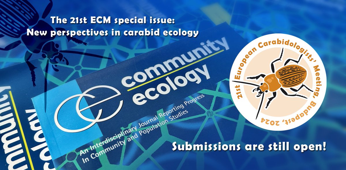 We would like to remind you that submissions are still open for the 21st ECM special issue, which will be published in Community Ecology link.springer.com/journal/42974
Although the deadline has passed, we are still accepting manuscripts, and we encourage you to contribute your research.