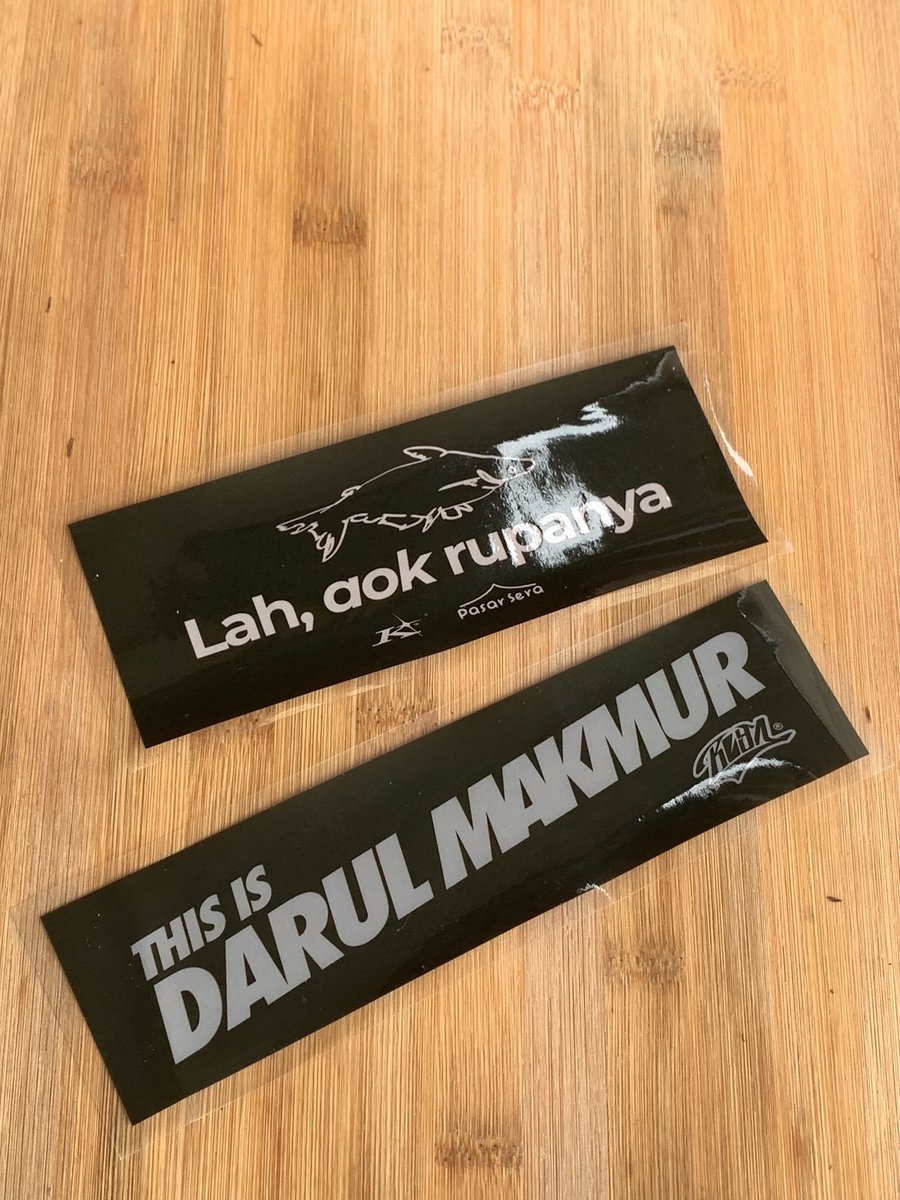 This Is Darul Makmur is back! 
Boleh beli di webstore kami
koyaclothing.com