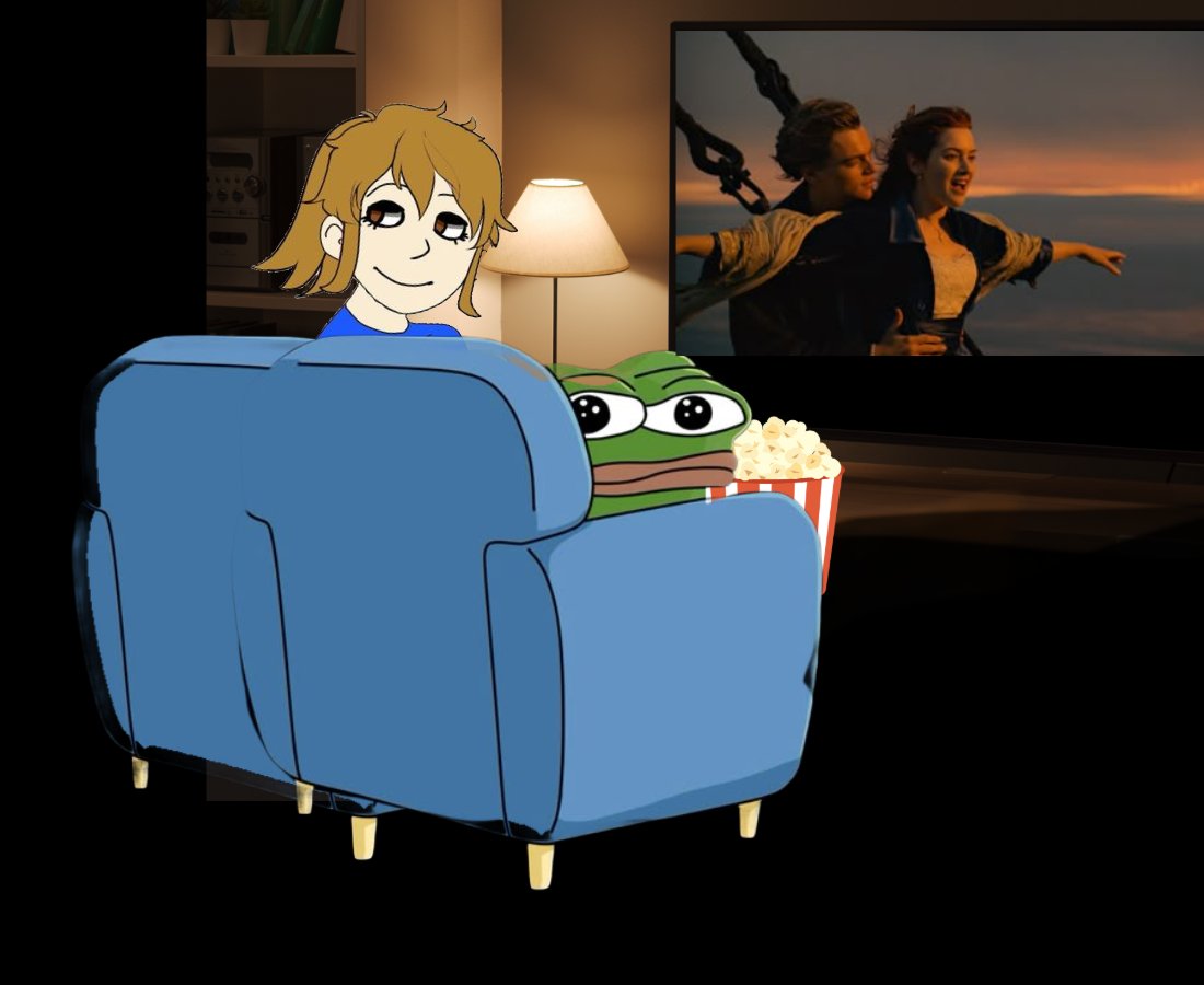 Love is, movie night with your favorite person❤️