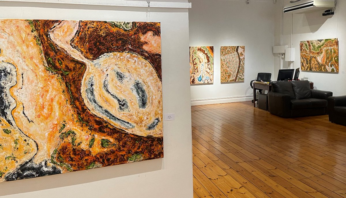 Rohin Kickett’s new exhibition ‘Charlies Footsteps’ runs through to 25 March at Japingka japingkaaboriginalart.com/collections/ro… #contemporaryart #AboriginalArt #JapingkaGallery #indigenous