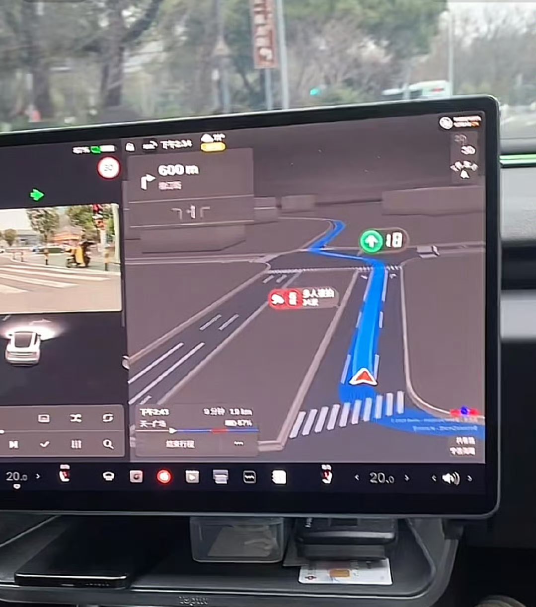 Tesla FSD 3D