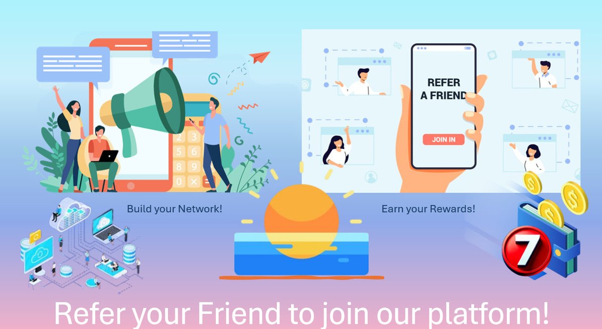 Bet7_in's tweet photo. 7️⃣Refer &amp; Earn! 🎮Bring your friends to our platform and start earning exciting rewards together! 
Build Your Network, Earn More! 
Welcome Bonus:  https://t.co/FBKGT2v8ed
1️⃣ https://t.co/Fw695TeWMe
2️⃣ https://t.co/qQhc5tDfYW
3️⃣ https://t.co/7LZ4Wta0Zt https://t.co/PkztHzO2ia