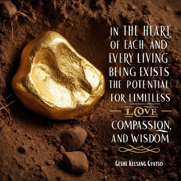KMCReading's tweet photo. REFLECTION: Every living being carries the same pure nature within them, temporarily obscured by delusions and suffering. True happiness arises not from seeking personal gain but from nurturing deep and unconditional love for all beings. https://t.co/oJXcm45KoA