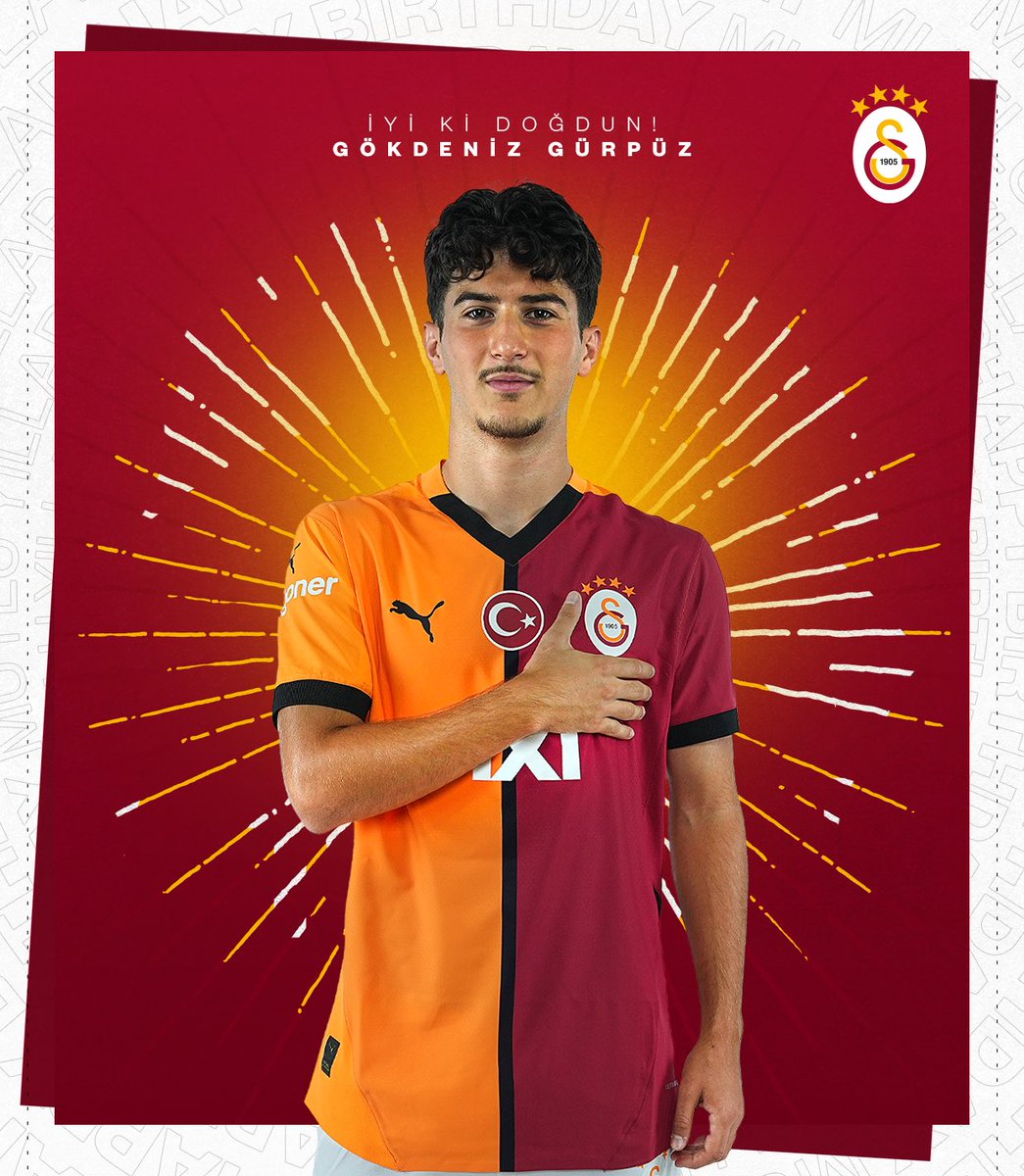 Bugün futbolcumuz Gökdeniz Gürpüz’ün doğum günü. 🎉

İyi ki doğdun Gökdeniz! 💛❤️