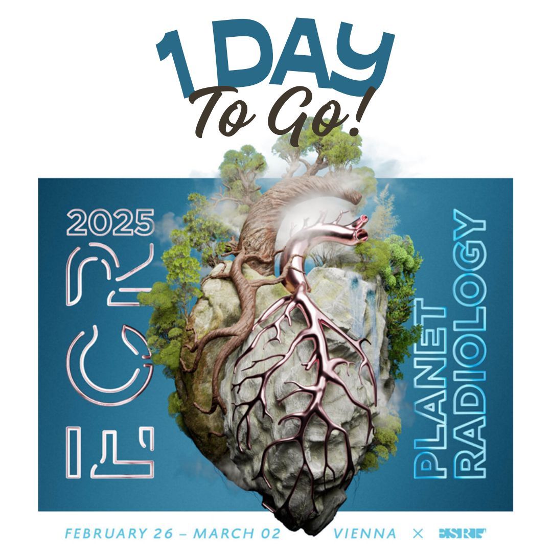 🚀 The wait is almost over... #ECR2025 starts TOMORROW! 🎉🎊

Get ready for an incredible congress filled with groundbreaking science, inspiring lectures, and endless networking opportunities! 🔬💡

Pack your bags, download the #ECR2025 app, and get ready to experience radiology