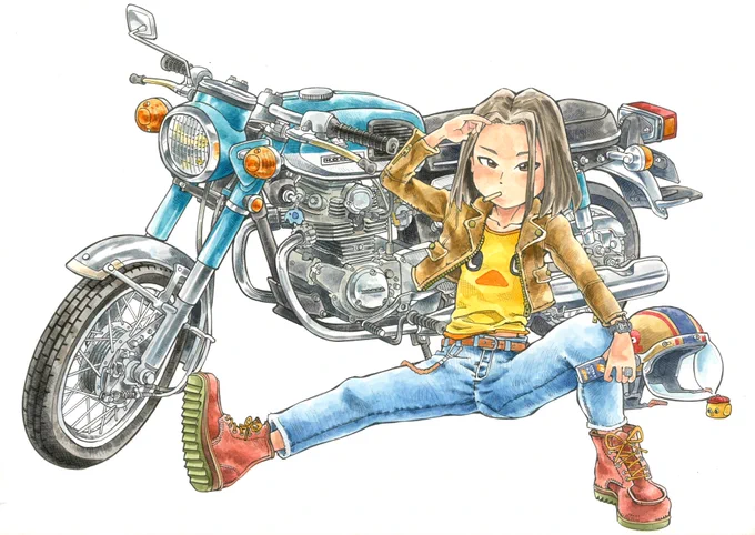#お前ら自分の愛車の絵描いてみろ過去絵 