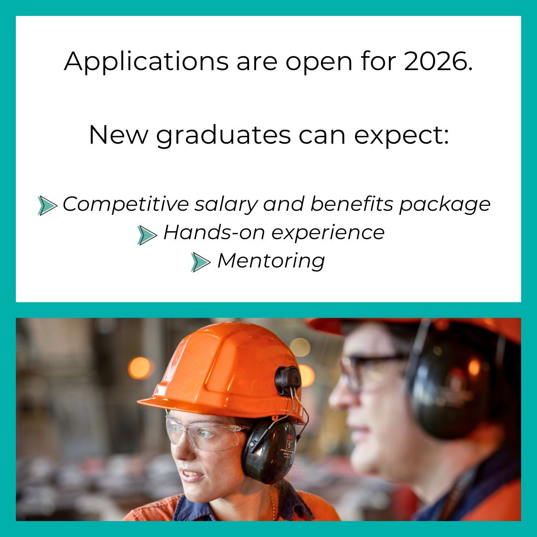 GlencoreAus's tweet photo. Since 2020, we've helped 620 university graduates supercharge their career in mining.

⭐ Applications are now open for Glencore’s 2026 Graduate Program.

See what our recent Graduates have to say about the Program: https://t.co/u3uz4q2MLz 

#Career #Mining #GlencoreAus https://t.co/R05Qy17VUp