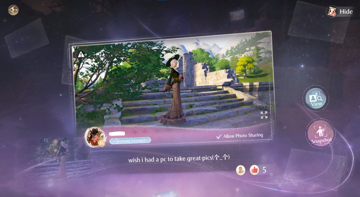 SateFun's tweet image. Found this and think it's such a sweet interaction 🥺

#InfinityNikki #インフィニティニキ