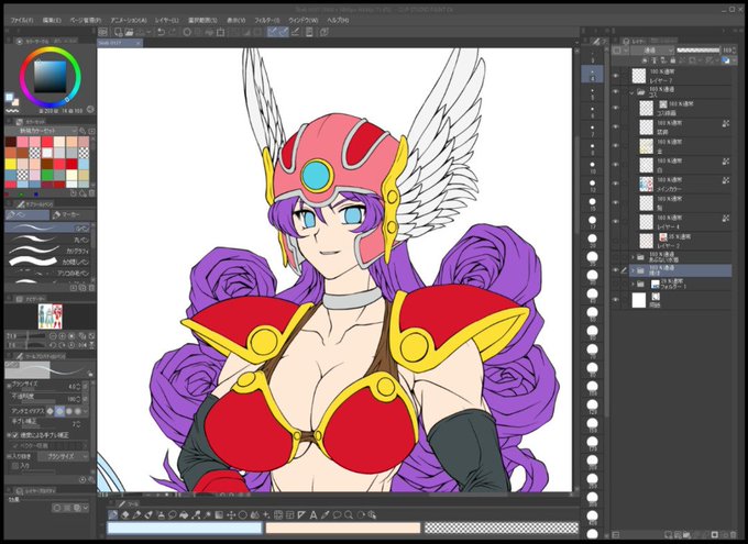 ライブでここまで進みました #今日のライブ進捗 #Skeb https://t.co/GJIa9j0FH7 