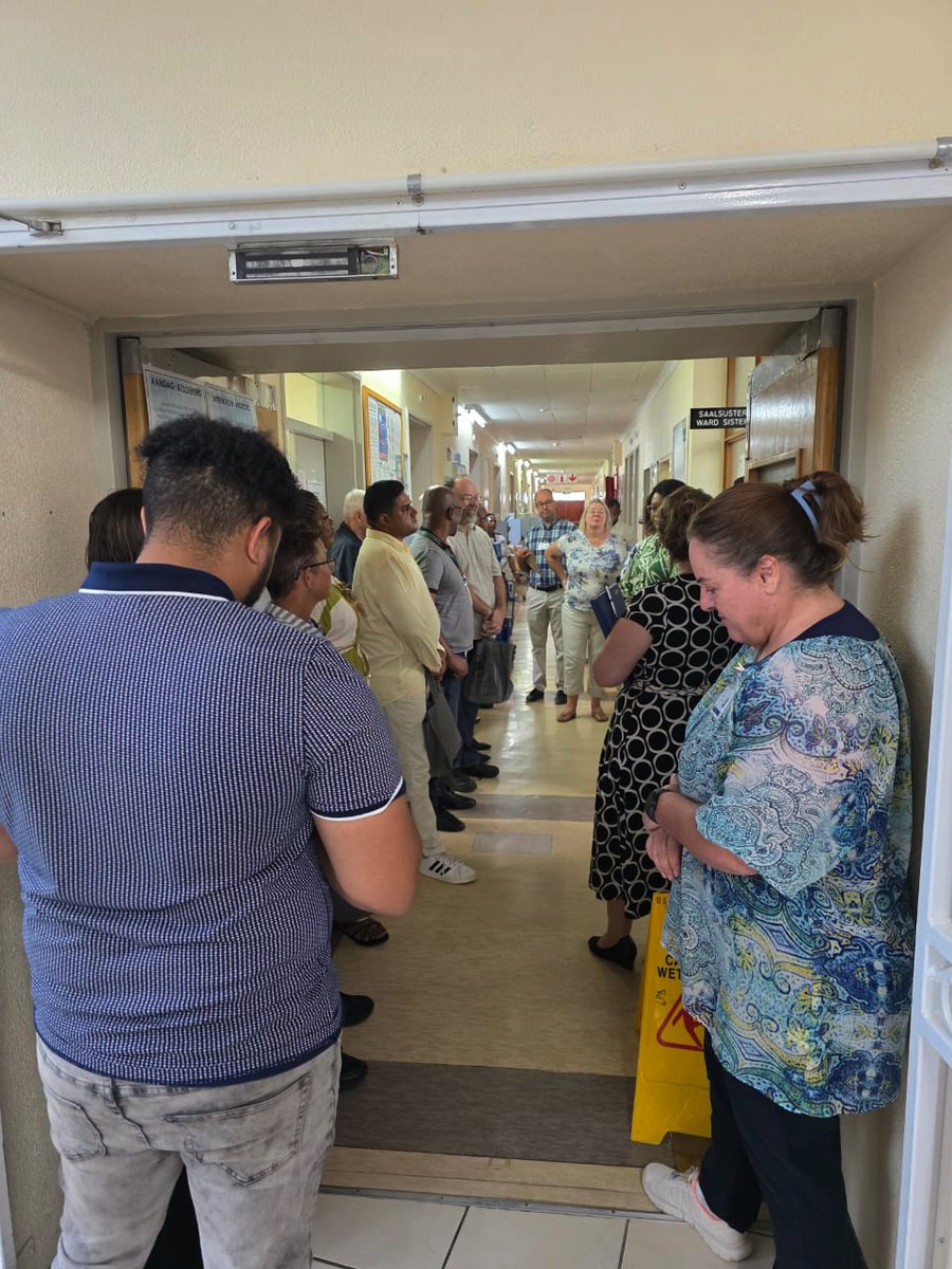 WCProvParl's tweet photo. Today, Cluster A Committees visited Beaufort West Hospital to assess healthcare delivery and explore opportunities for improving services in the area. #BeaufortWest #ClusterWeek #WCSOPA2025 https://t.co/sMUcJ5mYQ6