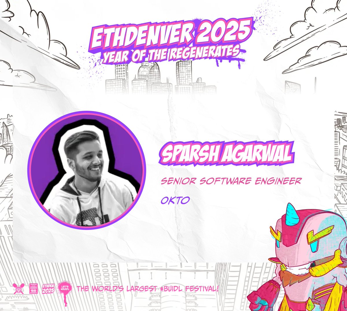 EthereumDenver's tweet image. 🎤 Speaker Announcement!
We’re thrilled to welcome @akathecoder, Senior Software Engineer at @okto_web3 to the ETHDenver 2025 stage!