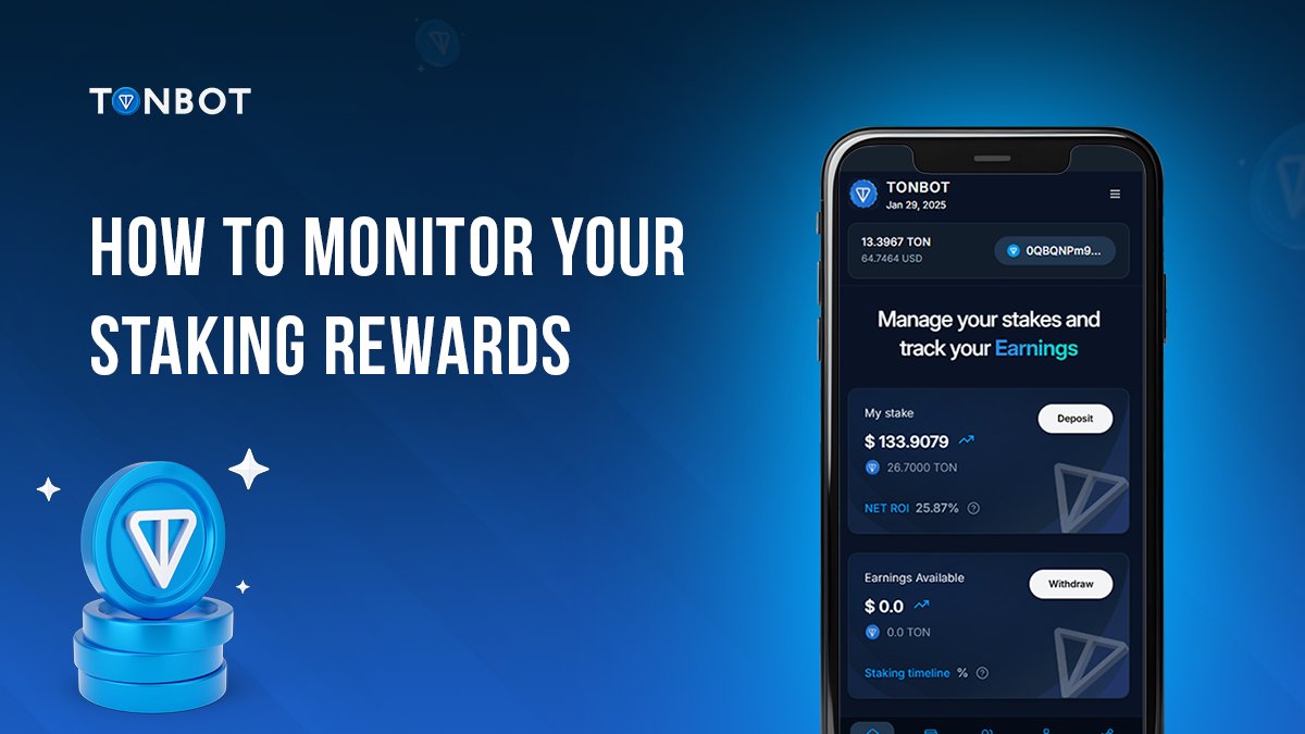 tonbotofficial's tweet photo. 💬One of the most frequently asked questions is how to view earned staking rewards. You can easily check them in your TON BOT user Plan section
📈 Start staking with TON BOT 
🔗 Ton Bot:- https://t.co/6zcs7uhIFs
..
#TONBOT #PassiveIncome  #CryptoEarnings  #StakingRewards https://t.co/dbO1KSVpuX
